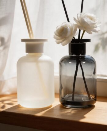 Cattail Diffuser Bottle With Matte White