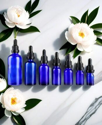 Essential Oil bottle Blue