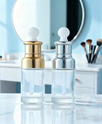 Essential Oil bottle With Gold Cap