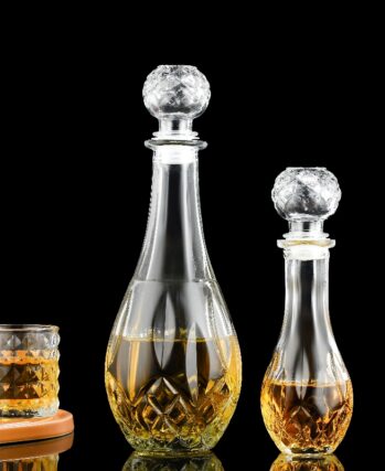 Waterdrop Flower Wine Bottle