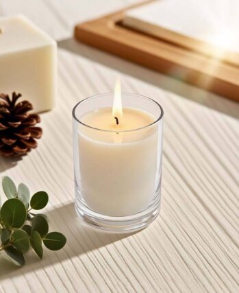 Glass Candle Cup